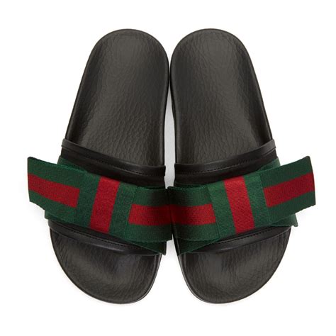 style gucci bow|gucci slides with bow.